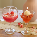 Ice cream candle workshop — dessert glass candles with cream scoop and berries