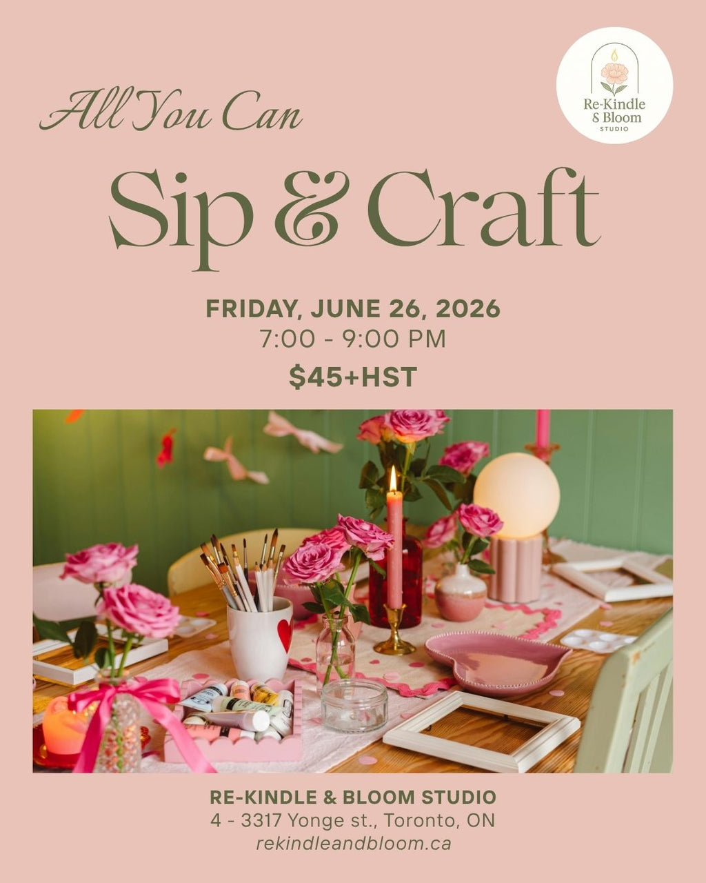 All You Can Sip & Craft (June 2026)